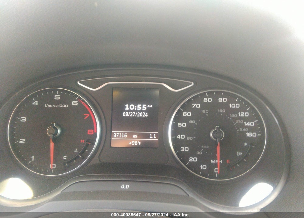 2015 AUDI A3 2.0T PREMIUM VIN: WAUBFGFF3F1110536