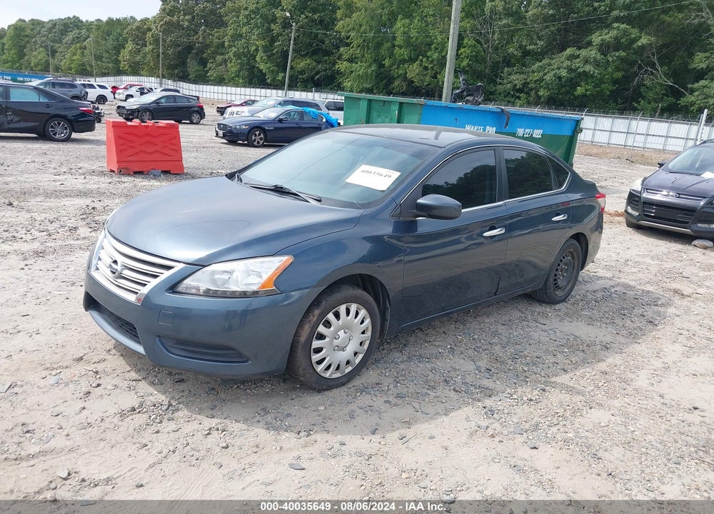 2013 NISSAN SENTRA SV VIN: 3N1AB7AP0DL720560