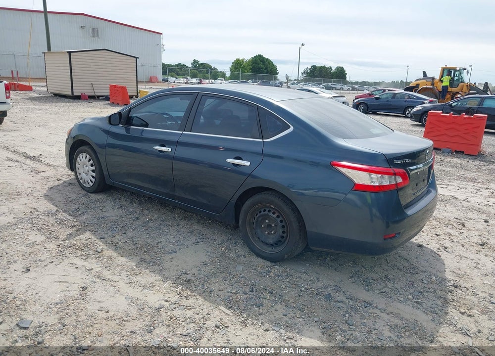 2013 NISSAN SENTRA SV VIN: 3N1AB7AP0DL720560