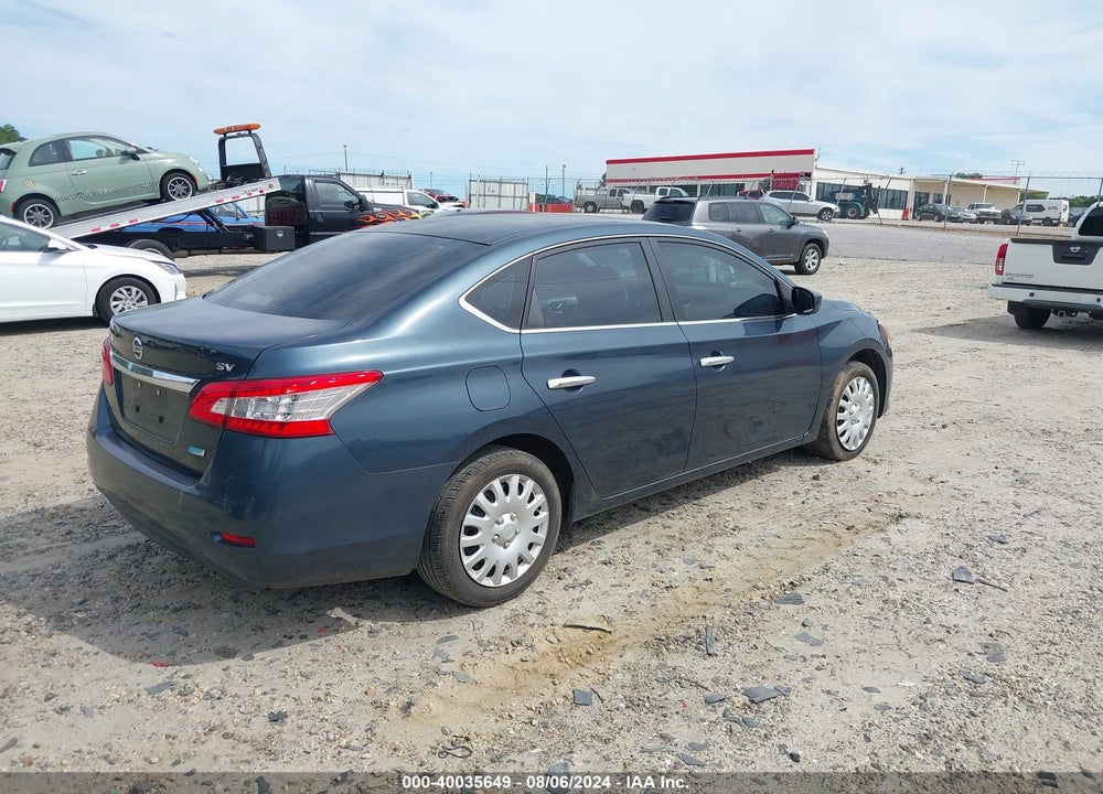 2013 NISSAN SENTRA SV VIN: 3N1AB7AP0DL720560