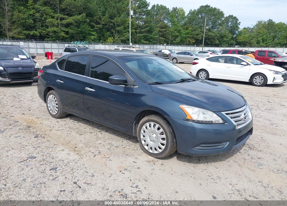 2013 NISSAN SENTRA SV VIN: 3N1AB7AP0DL720560