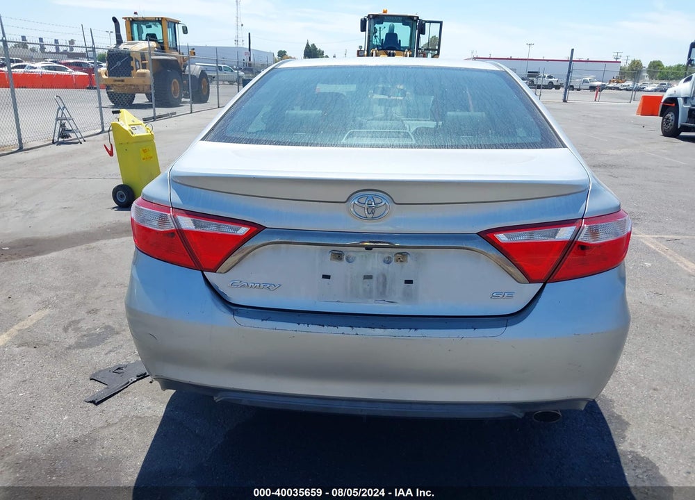 2016 TOYOTA CAMRY SE VIN: 4T1BF1FK4GU165022