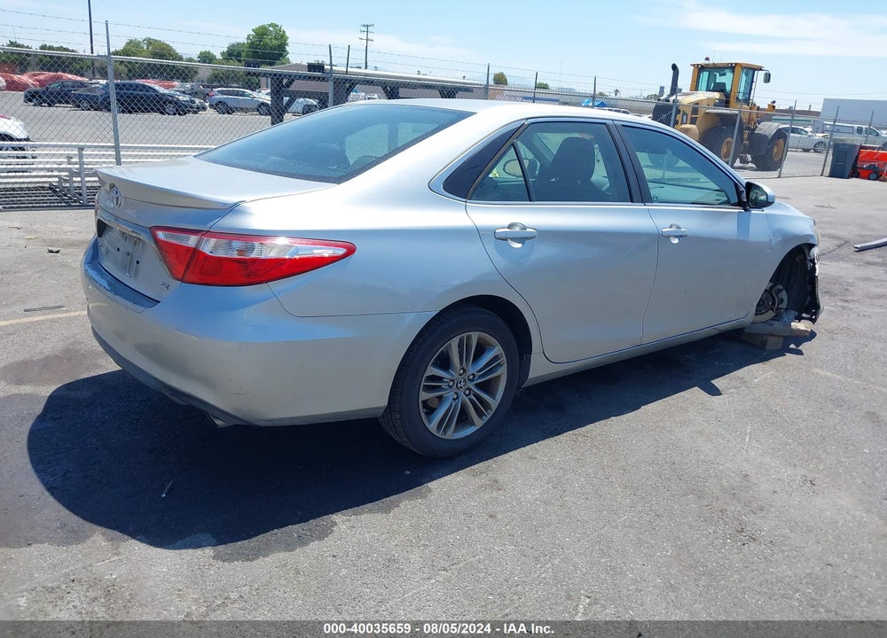 2016 TOYOTA CAMRY SE VIN: 4T1BF1FK4GU165022