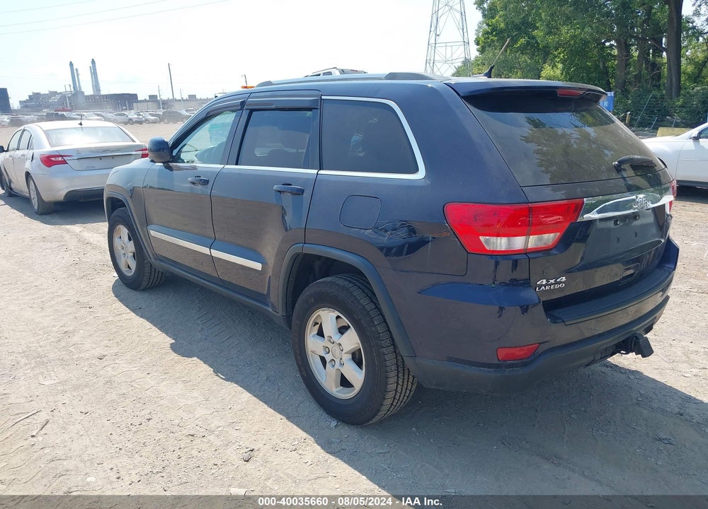 2012 JEEP GRAND CHEROKEE LAREDO VIN: 1C4RJFAG3CC255697