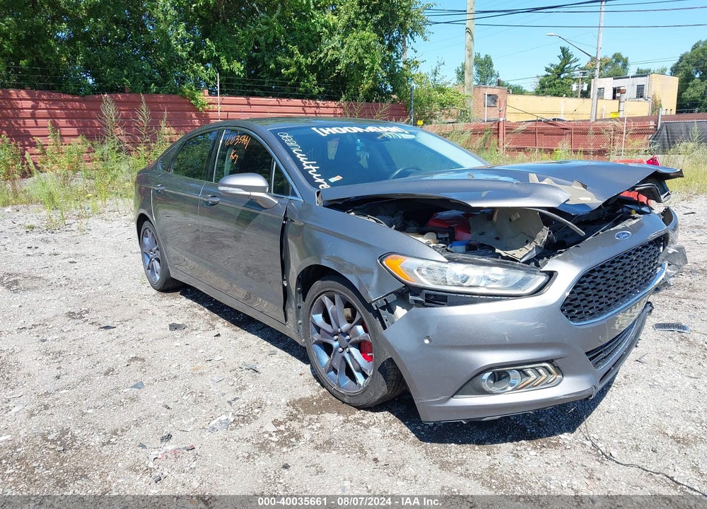 2013 FORD FUSION TITANIUM VIN: 3FA6P0K92DR147840