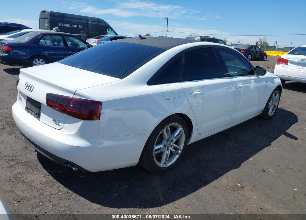 2012 AUDI A6 3.0 PREMIUM VIN: WAUGGAFC7CN046270