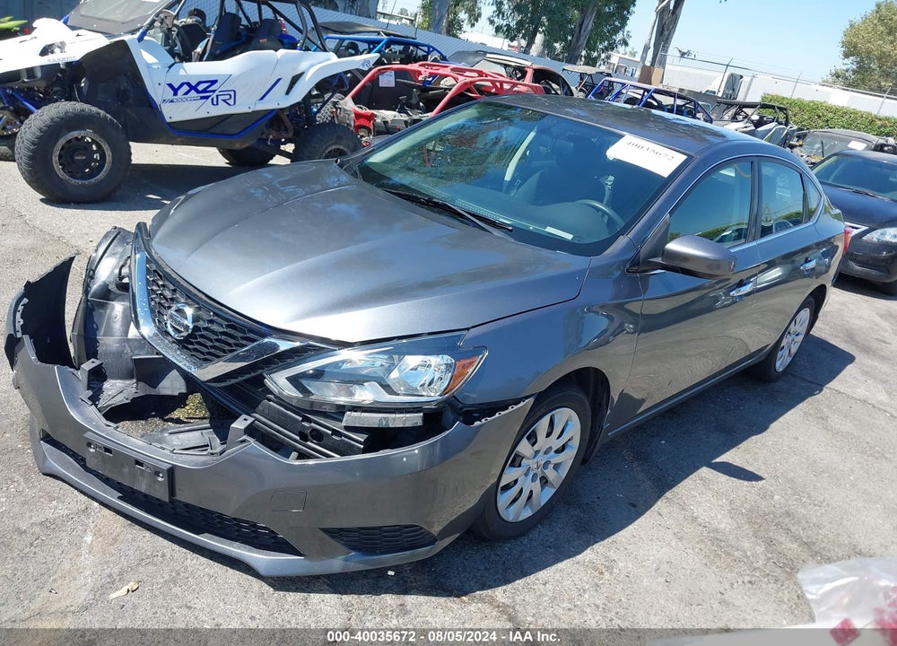 2016 NISSAN SENTRA S VIN: 3N1AB7AP9GY335974