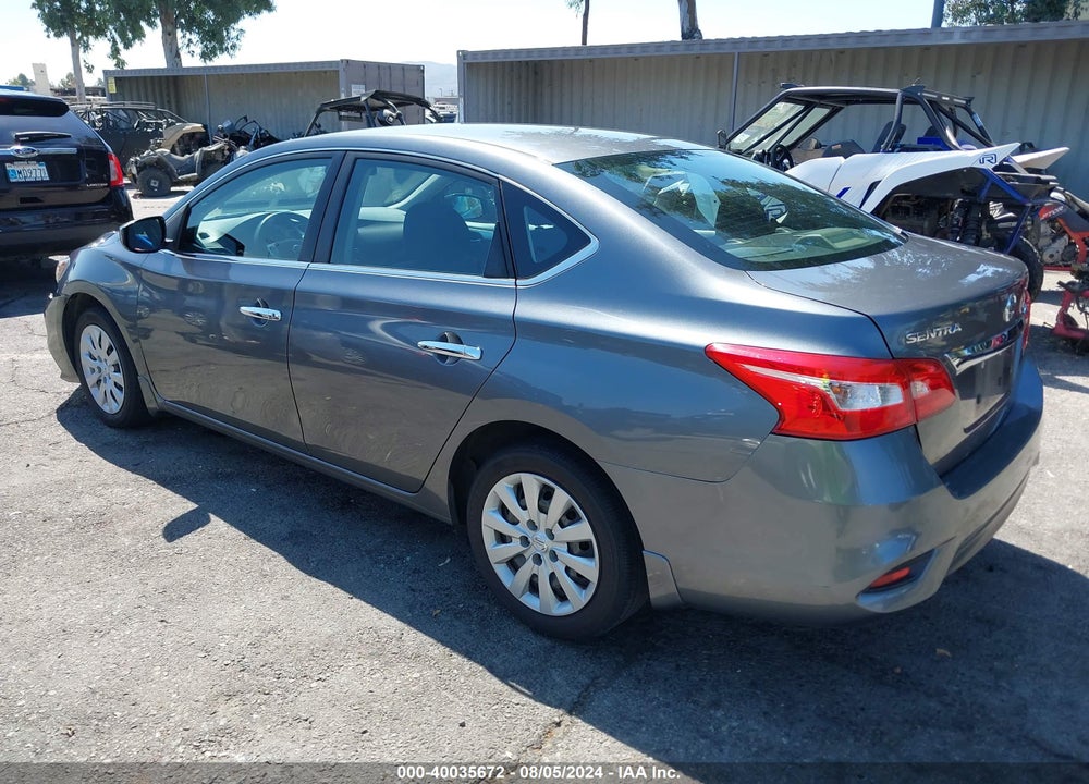 2016 NISSAN SENTRA S VIN: 3N1AB7AP9GY335974