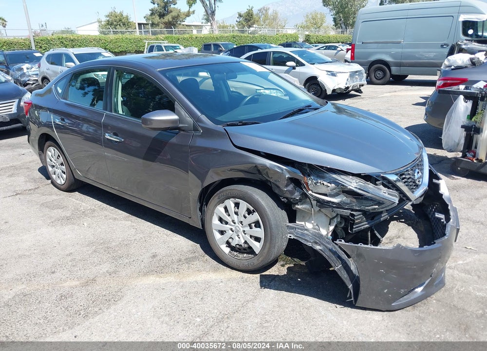 2016 NISSAN SENTRA S VIN: 3N1AB7AP9GY335974