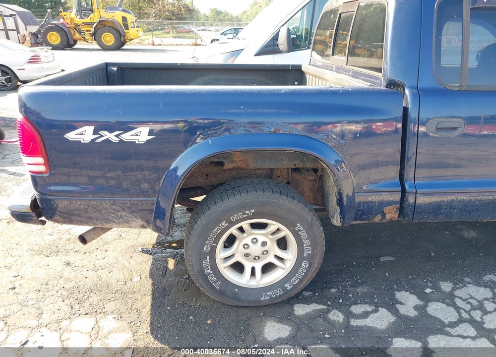 2004 DODGE DAKOTA SPORT/SXT VIN: 1D7HG38NX4S629801