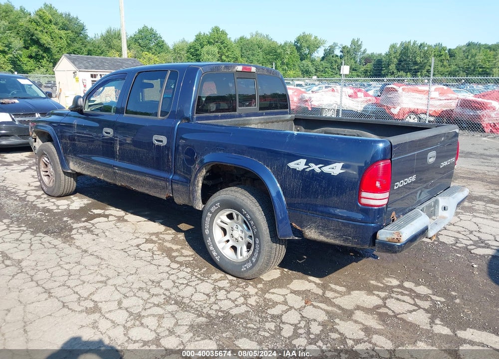 2004 DODGE DAKOTA SPORT/SXT VIN: 1D7HG38NX4S629801