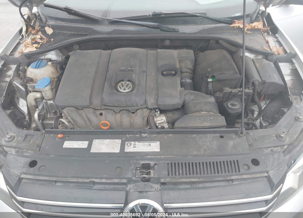 2013 VOLKSWAGEN PASSAT 2.5L SE VIN: 1VWBP7A38DC036641