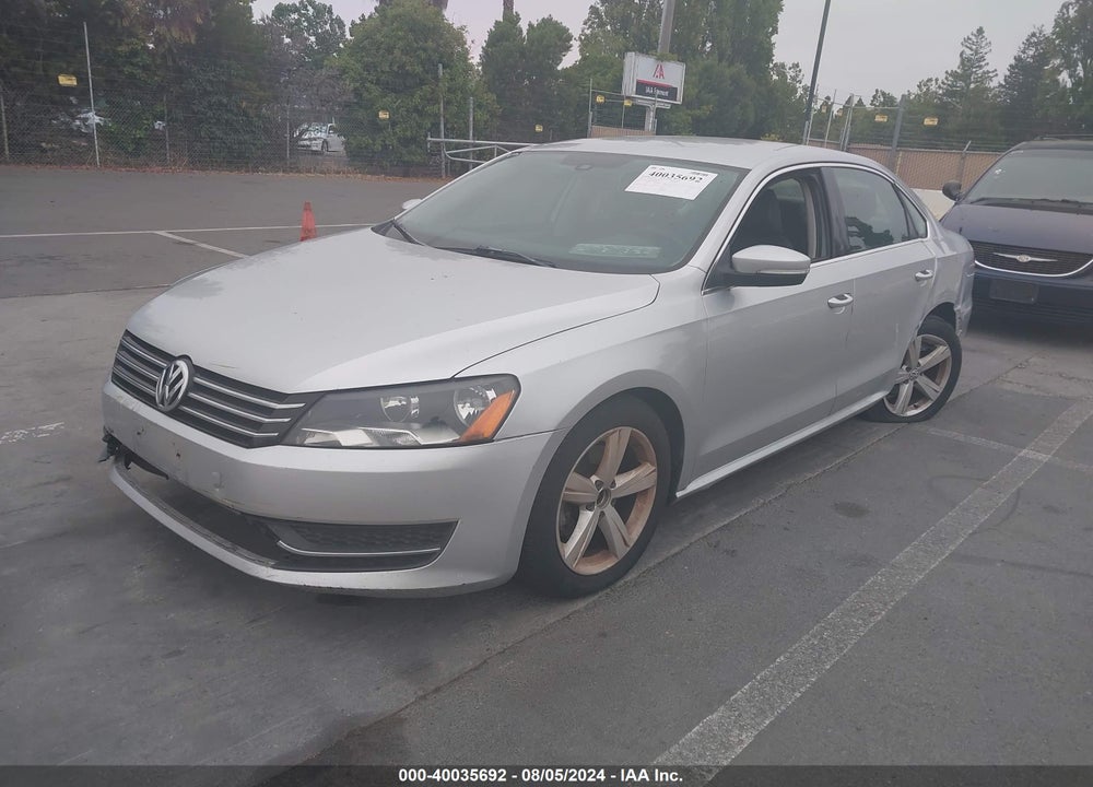 2013 VOLKSWAGEN PASSAT 2.5L SE VIN: 1VWBP7A38DC036641