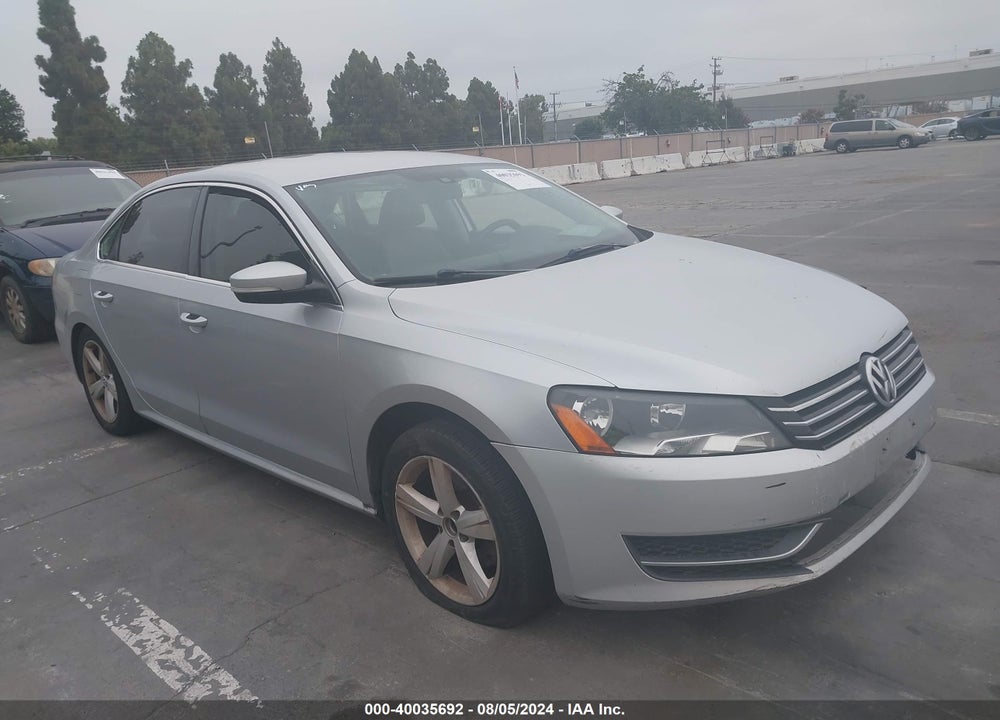 2013 VOLKSWAGEN PASSAT 2.5L SE VIN: 1VWBP7A38DC036641