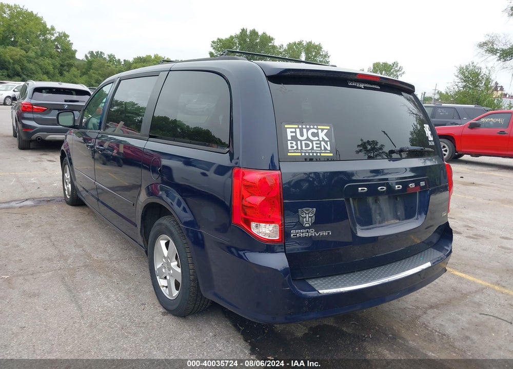 2013 DODGE GRAND CARAVAN SXT VIN: 2C4RDGCG6DR610509