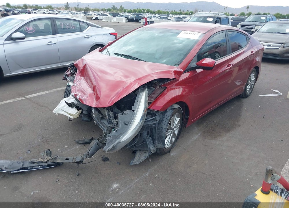 2016 HYUNDAI ELANTRA SE VIN: 5NPDH4AEXGH782302