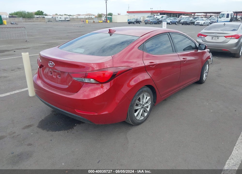 2016 HYUNDAI ELANTRA SE VIN: 5NPDH4AEXGH782302