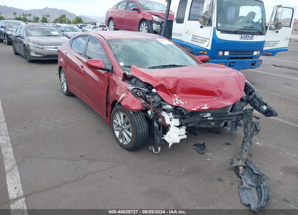 2016 HYUNDAI ELANTRA SE VIN: 5NPDH4AEXGH782302