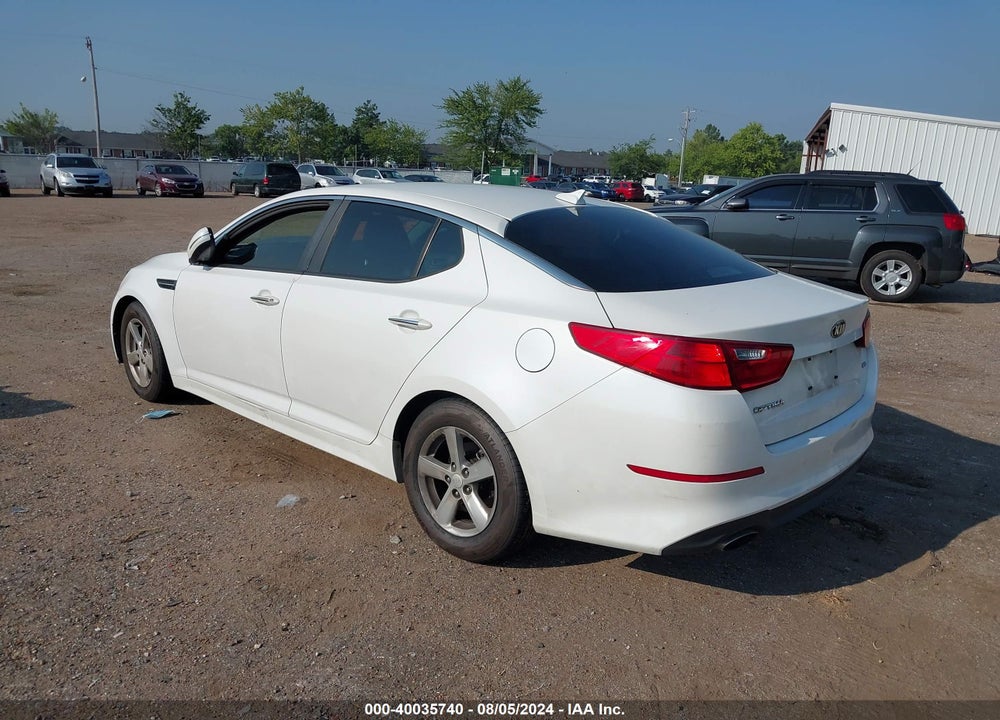 2015 KIA OPTIMA LX VIN: KNAGM4A79F5648337