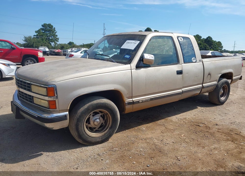 1992 CHEVROLET GMT-400 C1500 VIN: 2GCEC19K6N1268442