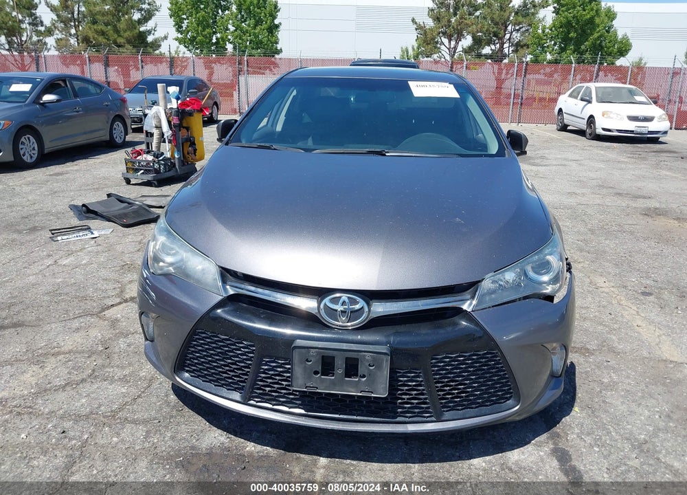 2015 TOYOTA CAMRY SE VIN: 4T1BF1FK9FU995560