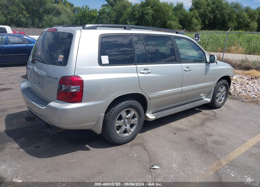 2006 TOYOTA HIGHLANDER V6 VIN: JTEEP21A860137096
