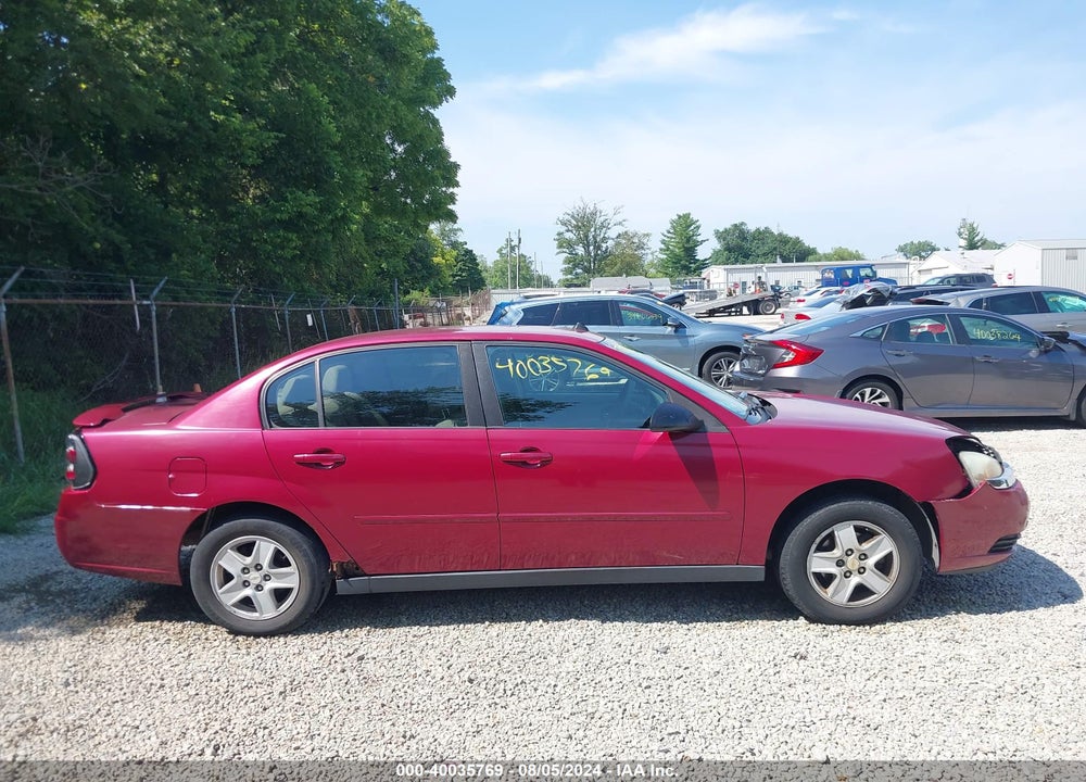 2005 CHEVROLET MALIBU VIN: 1G1ZT54895F248837