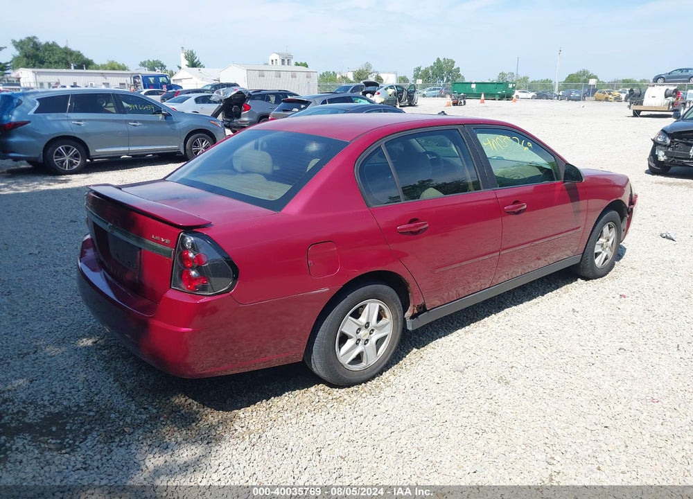 2005 CHEVROLET MALIBU VIN: 1G1ZT54895F248837