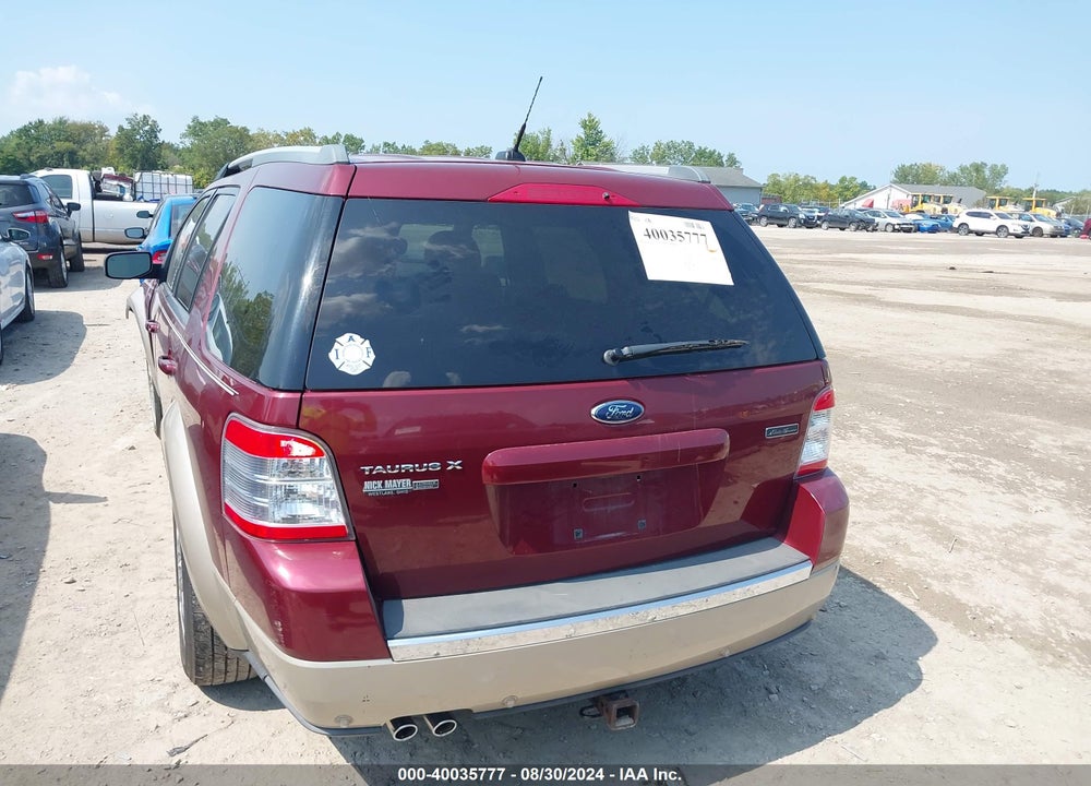 2008 FORD TAURUS X EDDIE BAUER VIN: 1FMDK07W88GA34062