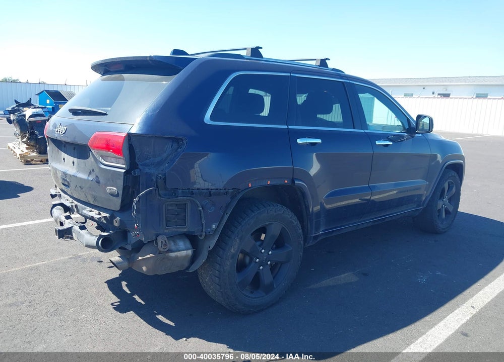 2014 JEEP GRAND CHEROKEE OVERLAND VIN: 1C4RJFCM2EC505582