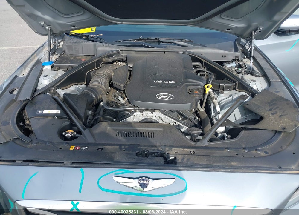 2016 HYUNDAI GENESIS 3.8 VIN: KMHGN4JE6GU133605