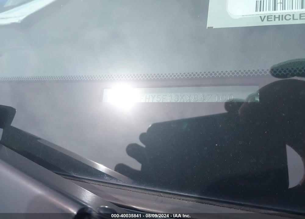 2019 TOYOTA TUNDRA LIMITED 5.7L V8 VIN: 5TFHY5F13KX847100