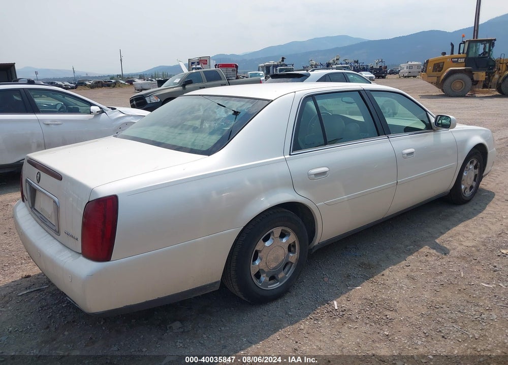2000 CADILLAC DEVILLE STANDARD VIN: 1G6KD54Y0YU338760