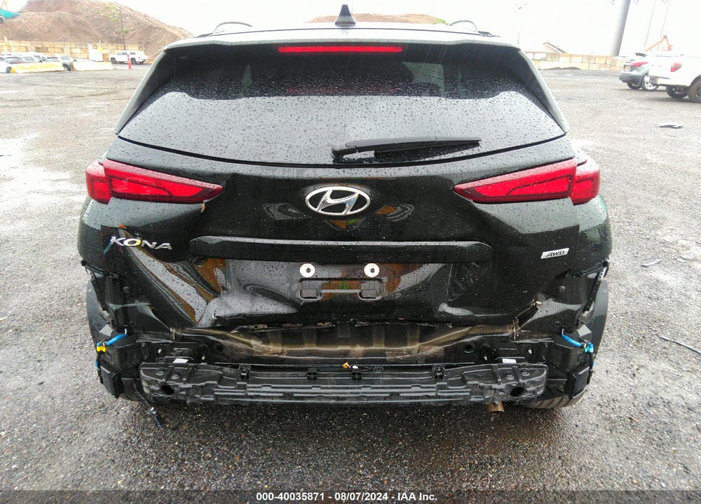 2022 HYUNDAI KONA SEL VIN: KM8K6CAB9NU809601