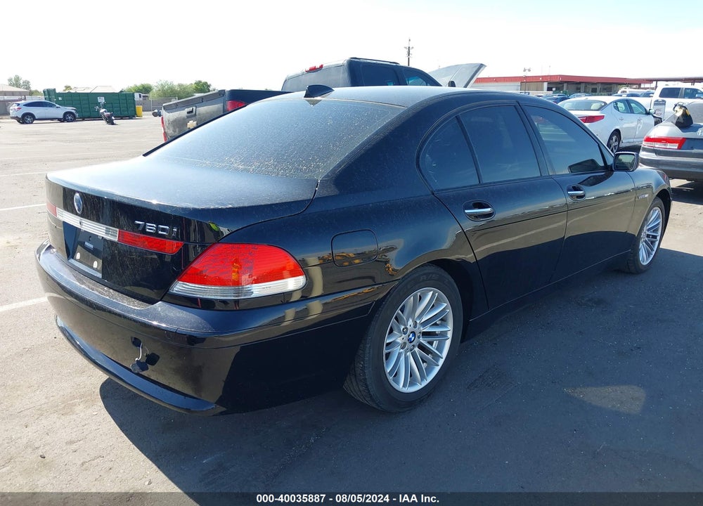 2005 BMW 760I VIN: WBAGL83595DC47092