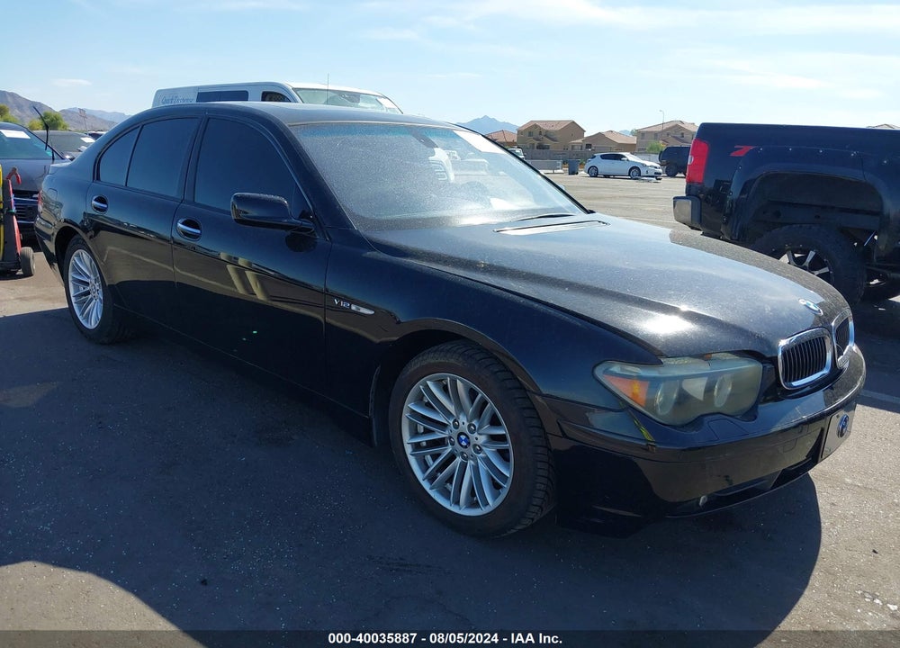 2005 BMW 760I VIN: WBAGL83595DC47092