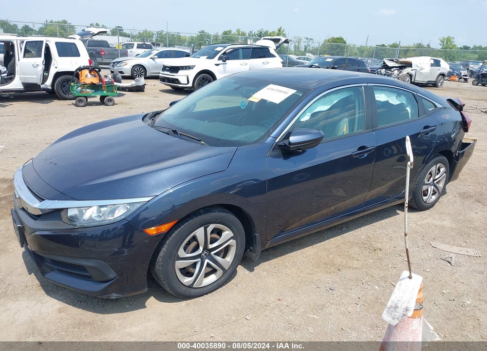 2016 HONDA CIVIC LX VIN: 19XFC2F52GE096070