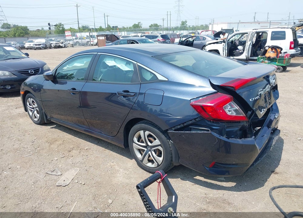 2016 HONDA CIVIC LX VIN: 19XFC2F52GE096070