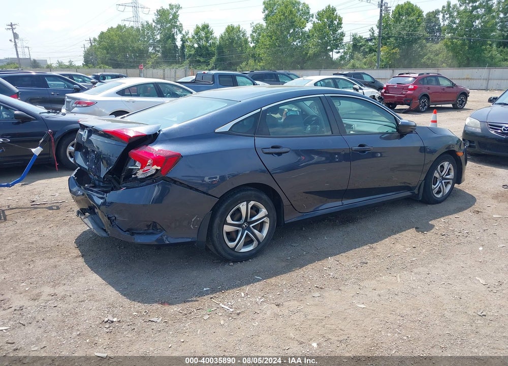 2016 HONDA CIVIC LX VIN: 19XFC2F52GE096070