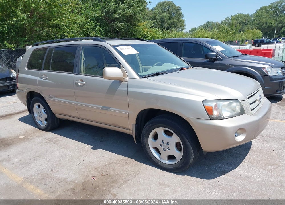 2006 TOYOTA HIGHLANDER LIMITED V6 VIN: JTEEP21A860182619