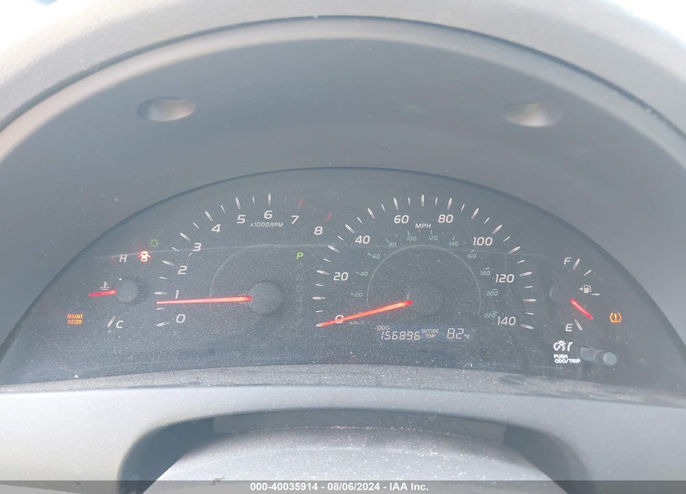 2008 TOYOTA CAMRY LE VIN: 4T4BE46K48R036614