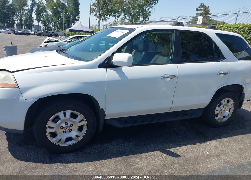 2002 ACURA MDX VIN: 2HNYD18432H539242