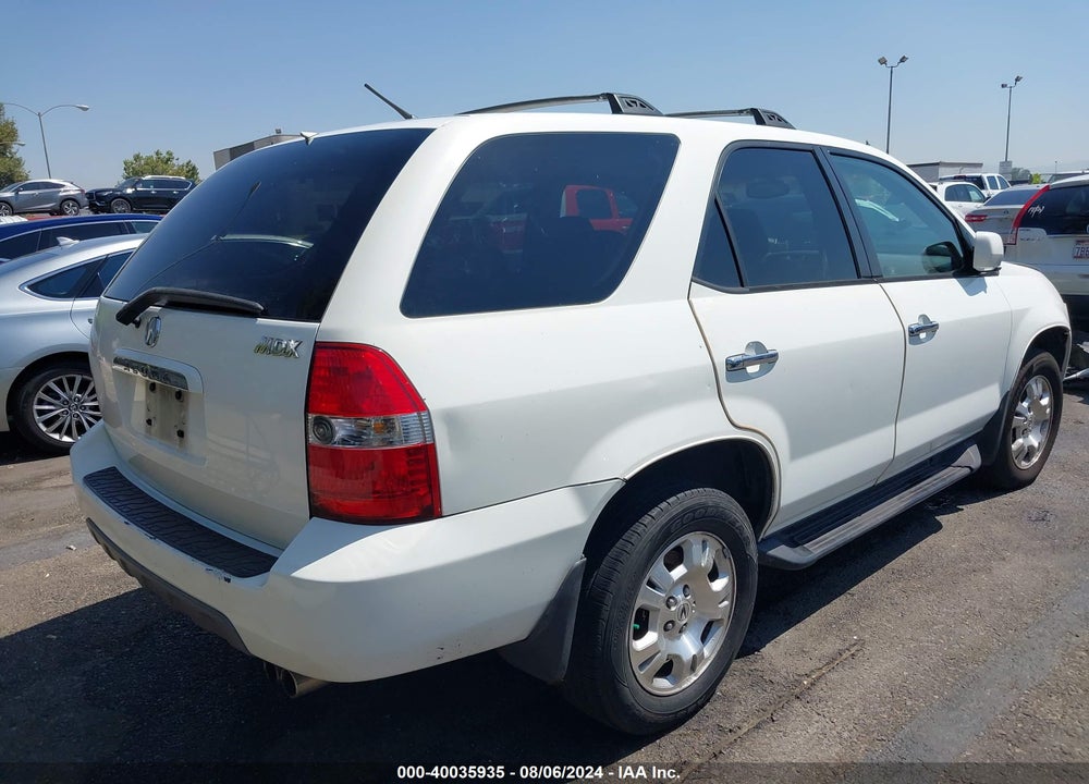 2002 ACURA MDX VIN: 2HNYD18432H539242