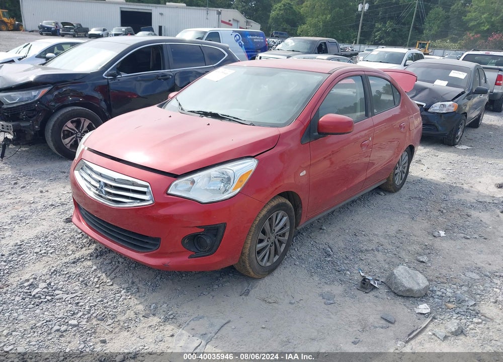 2019 MITSUBISHI MIRAGE G4 ES VIN: ML32F3FJ7KHF04628