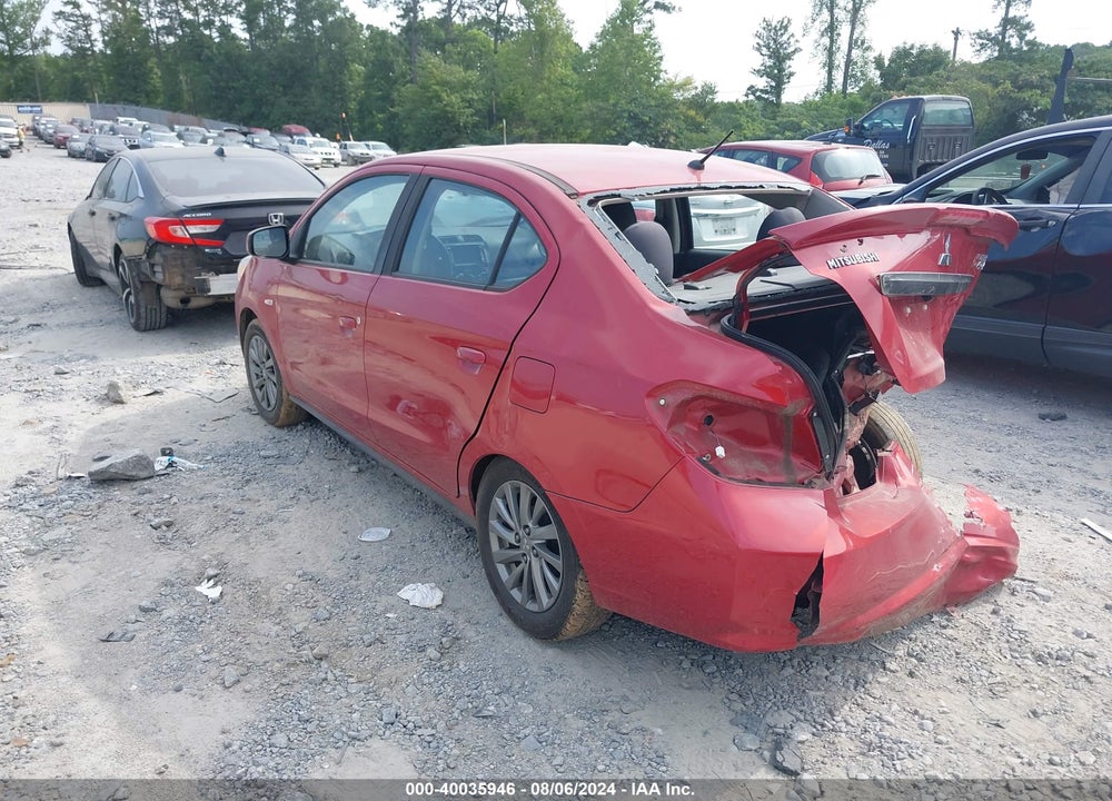 2019 MITSUBISHI MIRAGE G4 ES VIN: ML32F3FJ7KHF04628