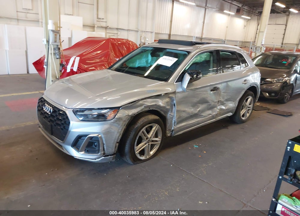 2022 AUDI Q5 PREMIUM 55 TFSI E S LINE QUATTRO S TRONIC VIN: WA1G2AFY0N2002316