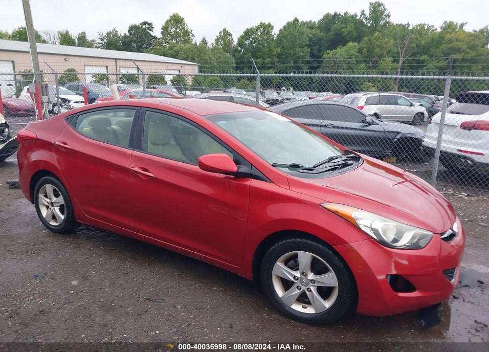 2011 HYUNDAI ELANTRA GLS (ULSAN PLANT) VIN: KMHDH4AE6BU149046