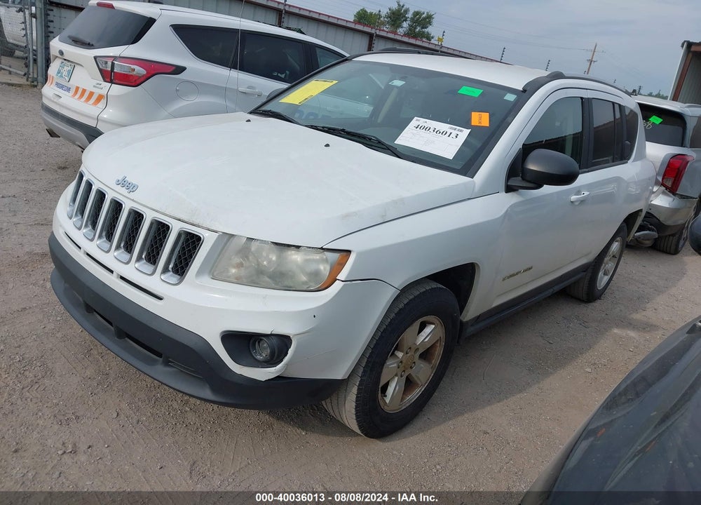 2013 JEEP COMPASS SPORT VIN: 1C4NJCBA5DD164630