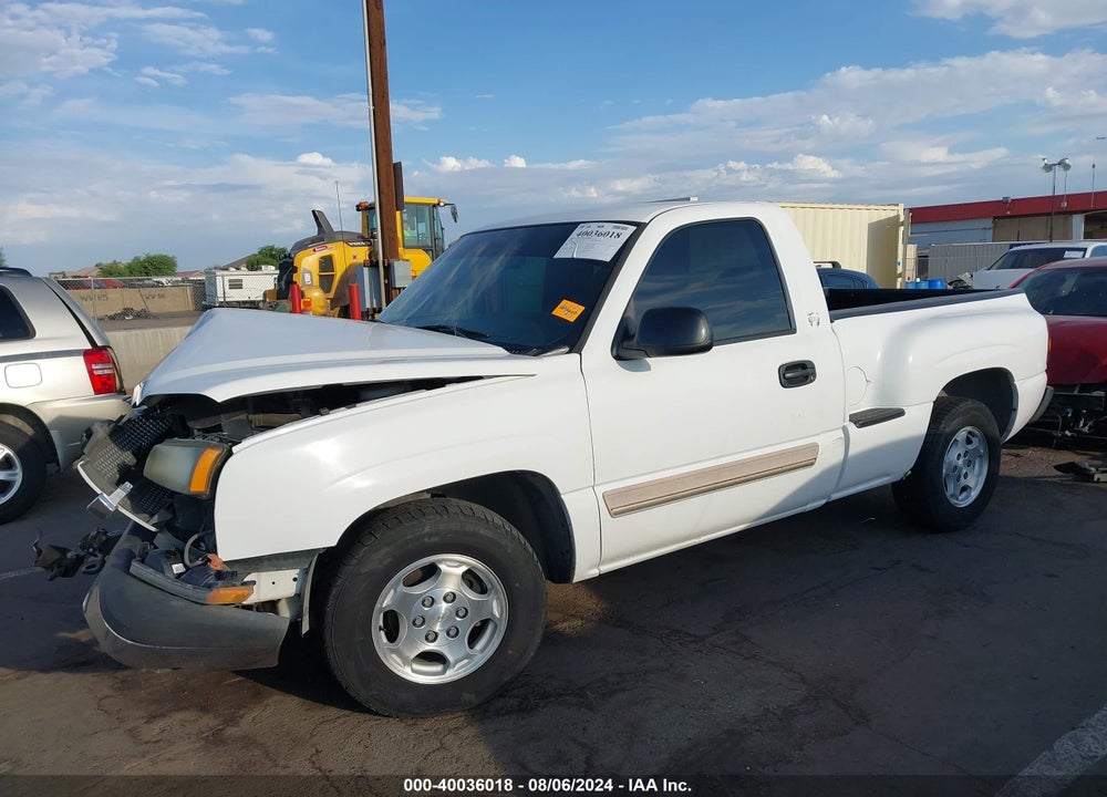 2004 CHEVROLET SILVERADO 1500 LS VIN: 1GCEC14T34Z343619