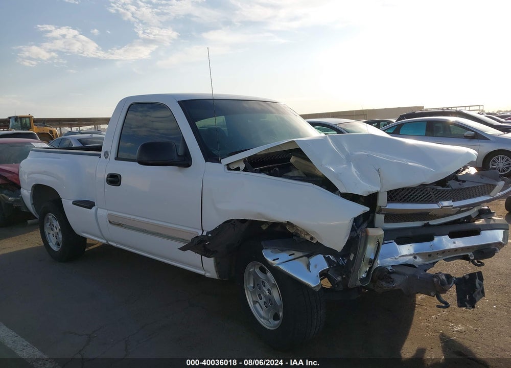 2004 CHEVROLET SILVERADO 1500 LS VIN: 1GCEC14T34Z343619